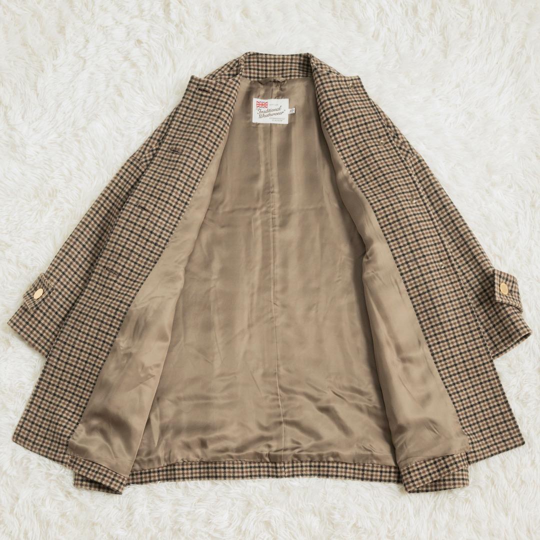 美品 トラディショナルウェザーウェア 24AW マールトン ノーカラー コート