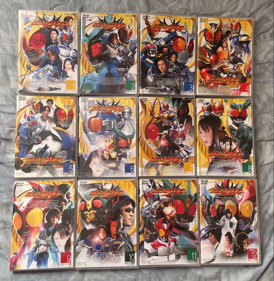 仮面ライダーアギト 全12巻 DVD セット セル版 美品