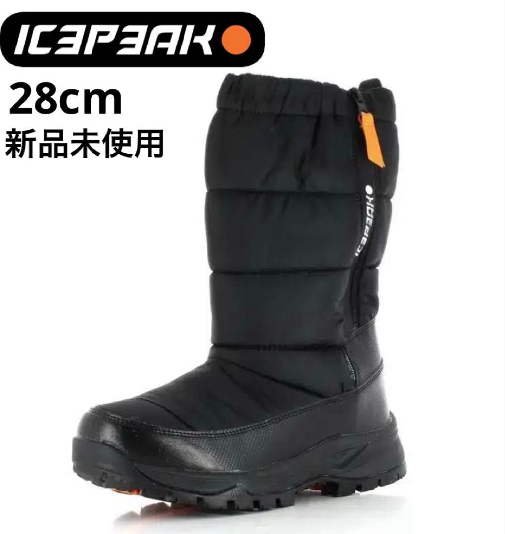 【新品未使用】ICEPEAK 28cm スノーブーツ AISSA MS ブラック