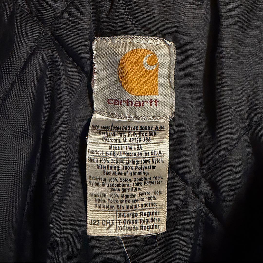 90s 00s カーハート トラディショナルジャケット J22 CHT XL