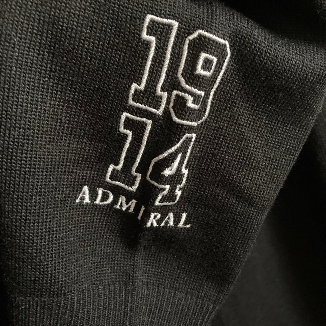 【新品】Admiral ゴルフメンズジップアップセーター ブラック Lサイズ防寒