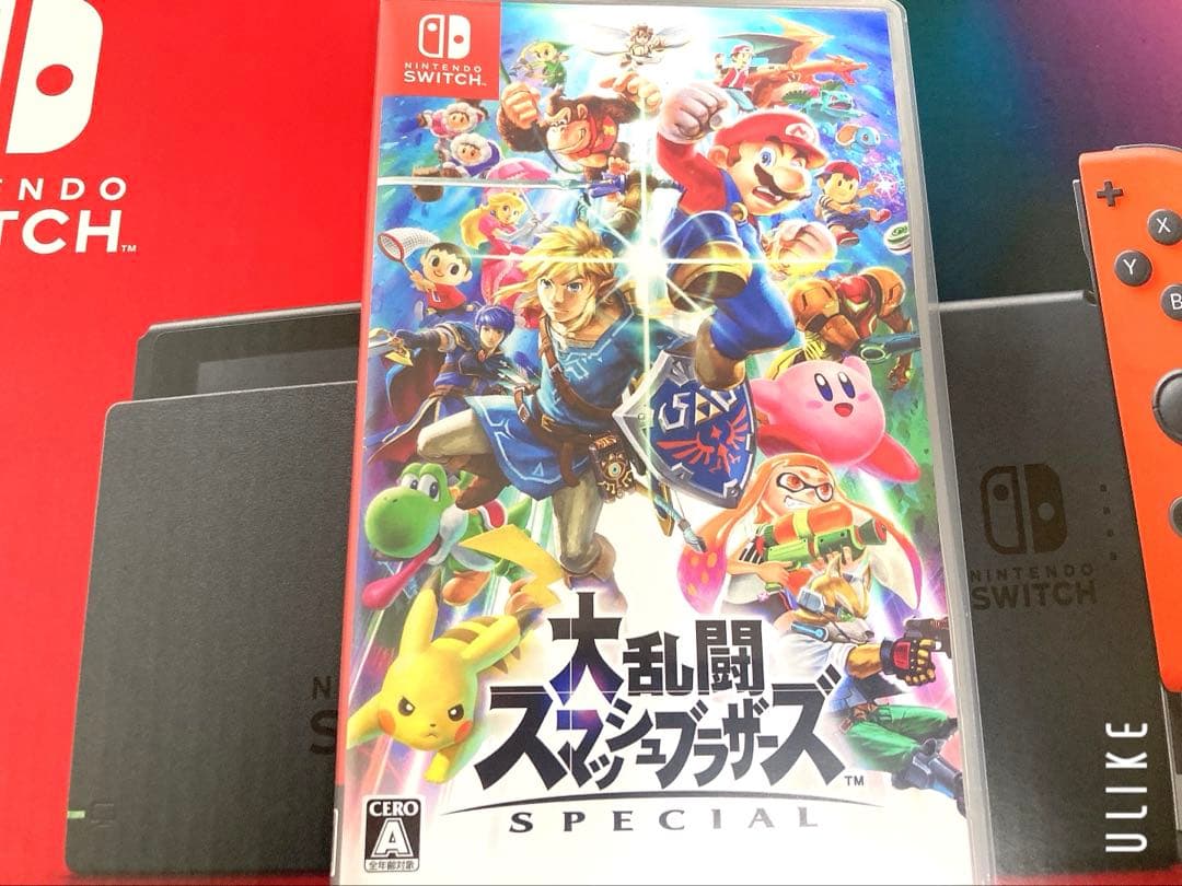 【注目の美品】任天堂Switch本体&スマブラSPセット【専用箱&周辺機器完備】