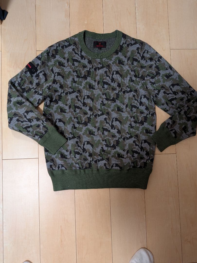 B*C様 ブリーフィング 迷彩柄セーター Mサイズ 肩タグ付き