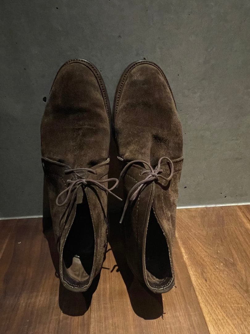 オールデン チャッカブーツ　スエード