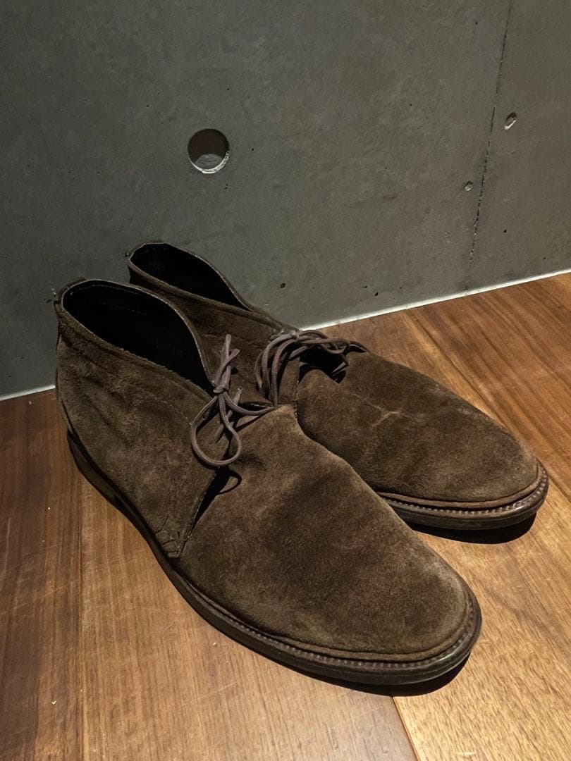 オールデン チャッカブーツ　スエード