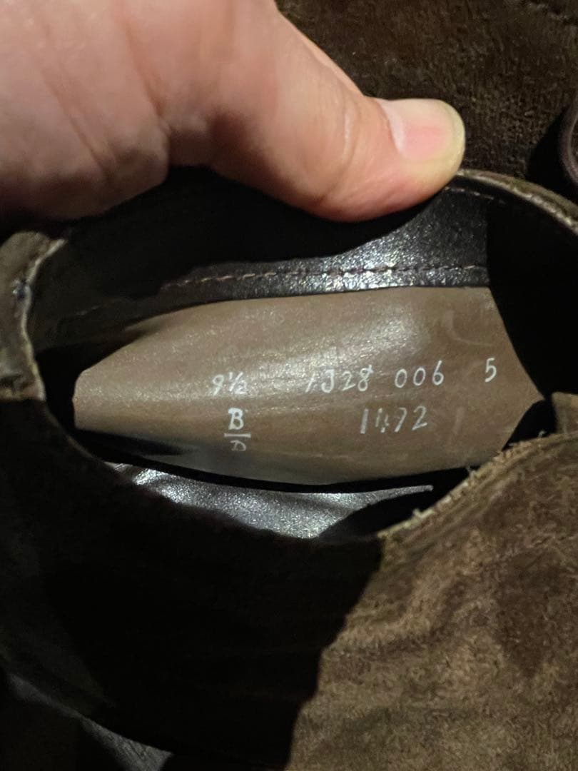 オールデン チャッカブーツ　スエード