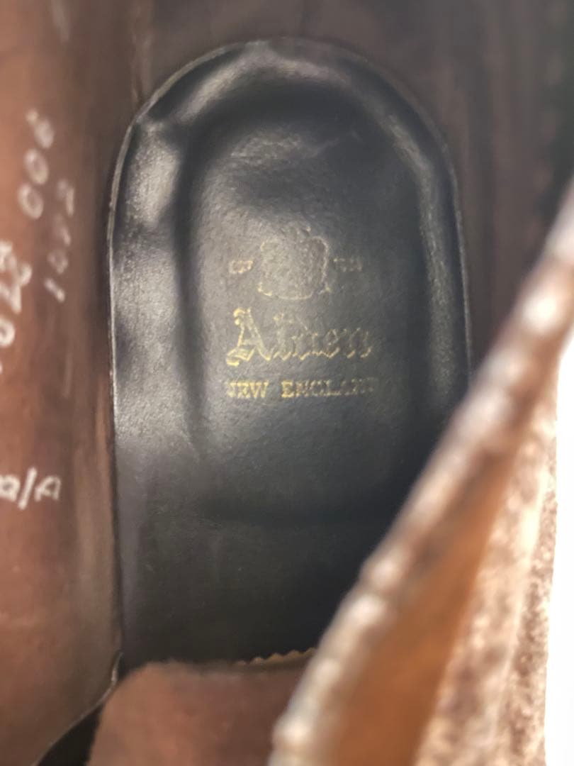 オールデン チャッカブーツ　スエード