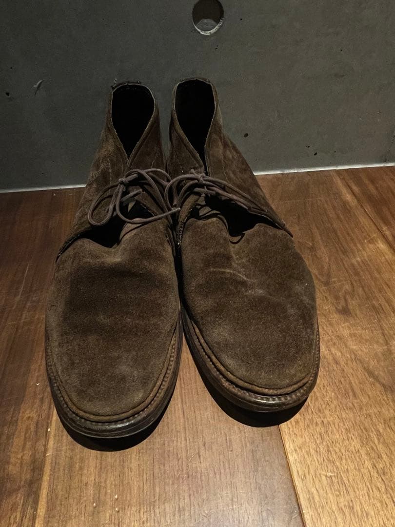 オールデン チャッカブーツ　スエード