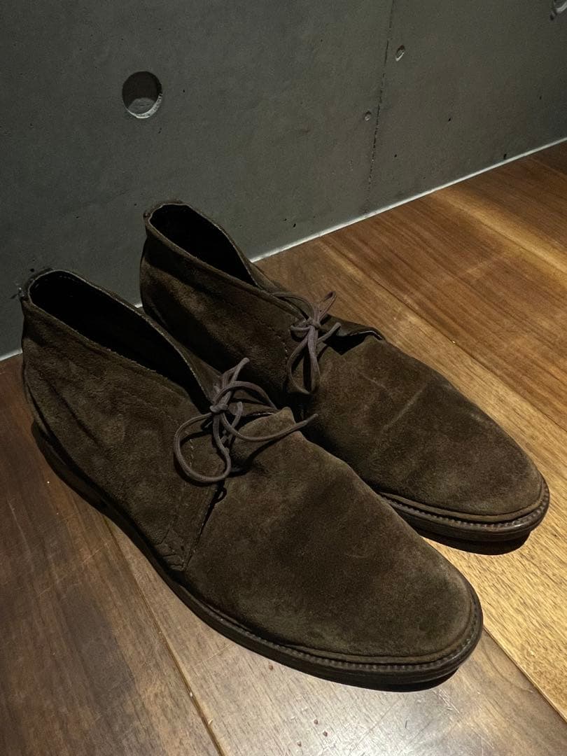 オールデン チャッカブーツ　スエード