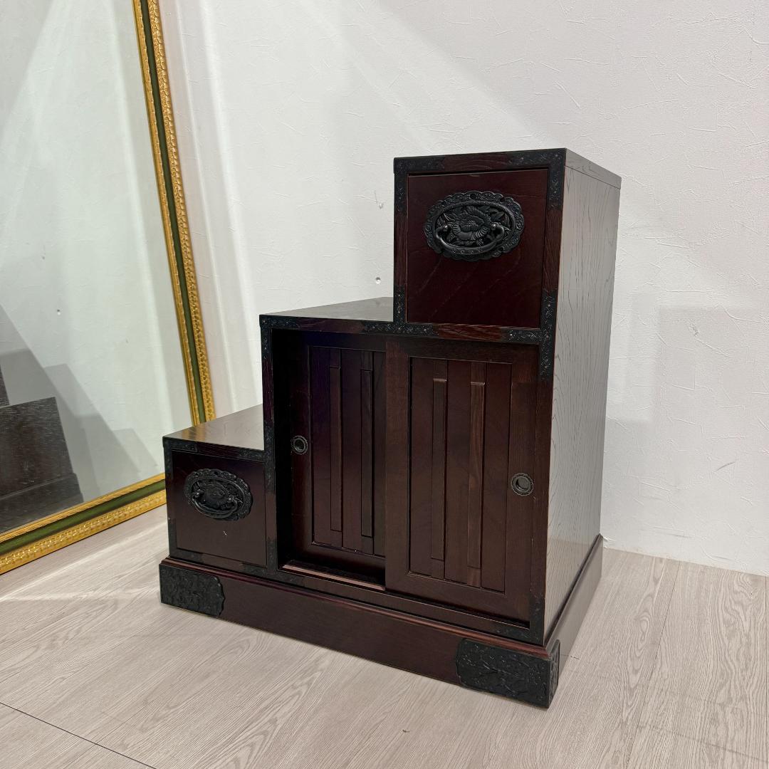 メ*7様 仙台箪笥　階段箪笥　民芸家具　和室　収納　タンス　座敷　小物入　和家具