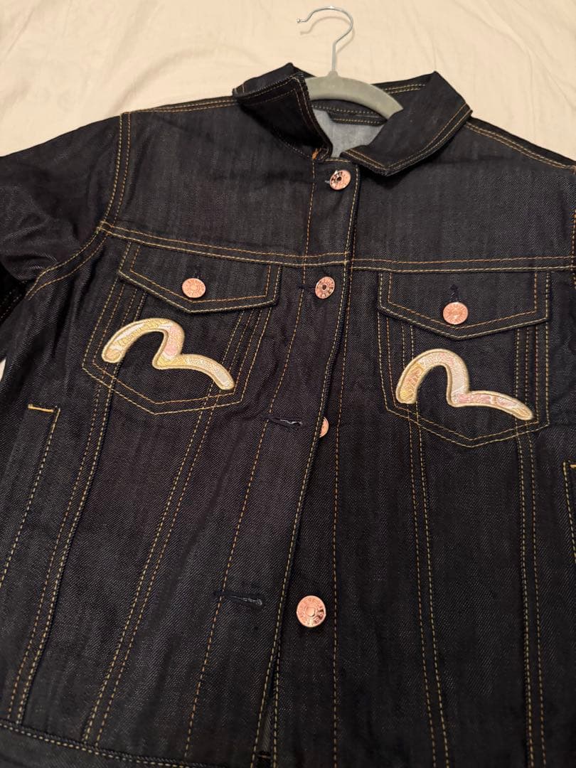 evisu デニムジャケット　美品S 155/92Ａ
