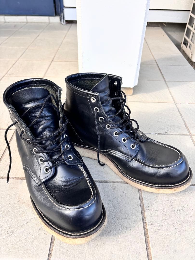 RED WING 8179 黒セッター ワークブーツ ブラッククローム