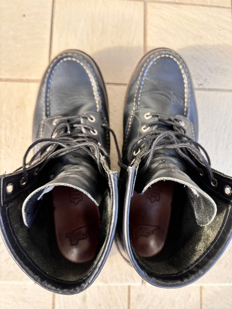 RED WING 8179 黒セッター ワークブーツ ブラッククローム