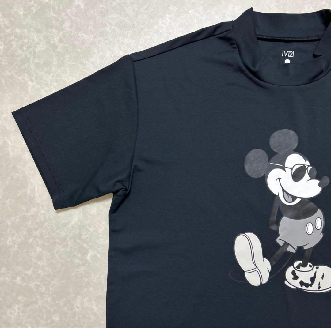 ミッキーマウス Tシャツ V TWELVE【色褪せ、毛玉無し】