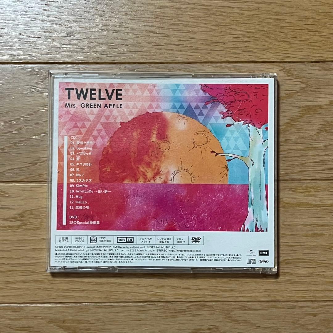 ミセス　twelve 初回限定盤