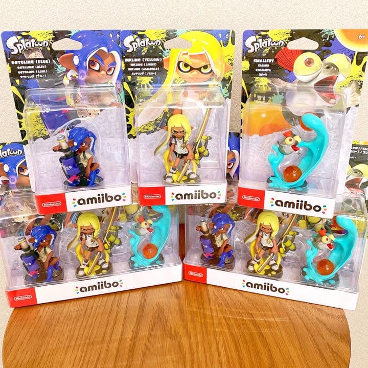 amiibo トリプルセット[インクリング／オクトリング／コジャケ]×3 計9体