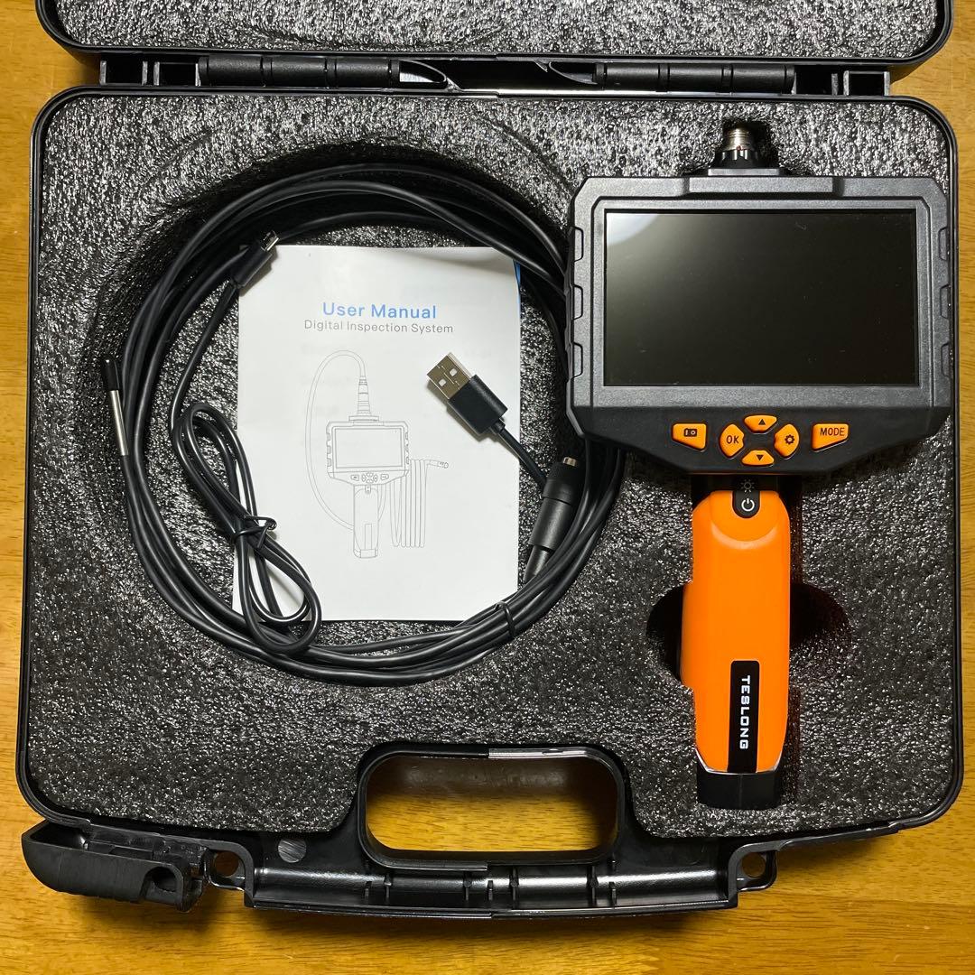 【美品】TESLONG製 ファイバースコープカメラ 工業用内視鏡 NTS300