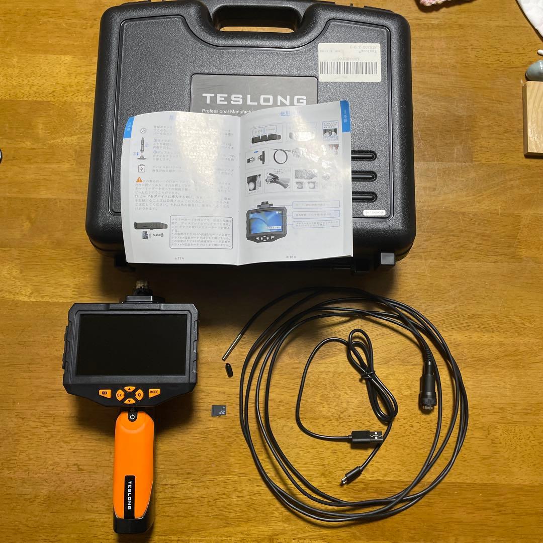 【美品】TESLONG製 ファイバースコープカメラ 工業用内視鏡 NTS300