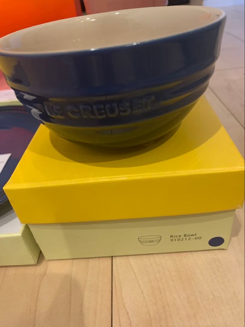 LE CREUSET ライスボウル ピンク・ブルー 皿 セット