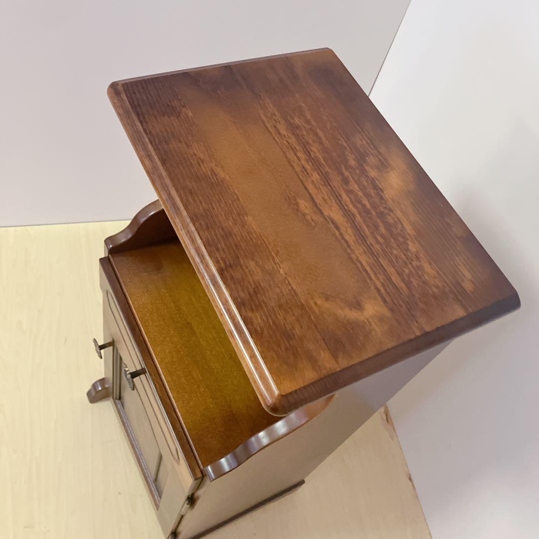 karimoku カリモク コロニアル 電話台、FAX台　サイドチェスト