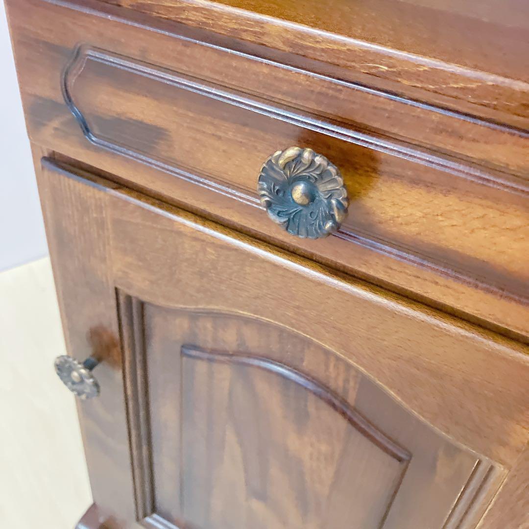 karimoku カリモク コロニアル 電話台、FAX台　サイドチェスト