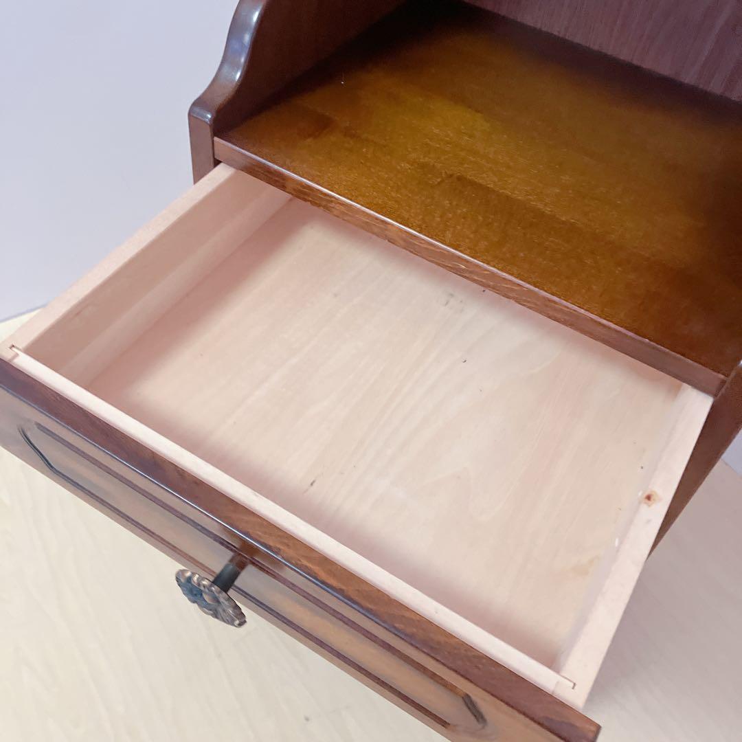 karimoku カリモク コロニアル 電話台、FAX台　サイドチェスト