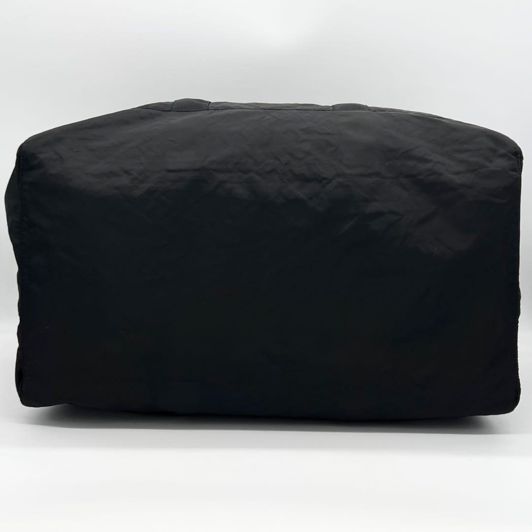 付属品完備 プラダ 2WAY ボストンバッグ 三角ロゴ 南京錠 鍵 ブラック 黒