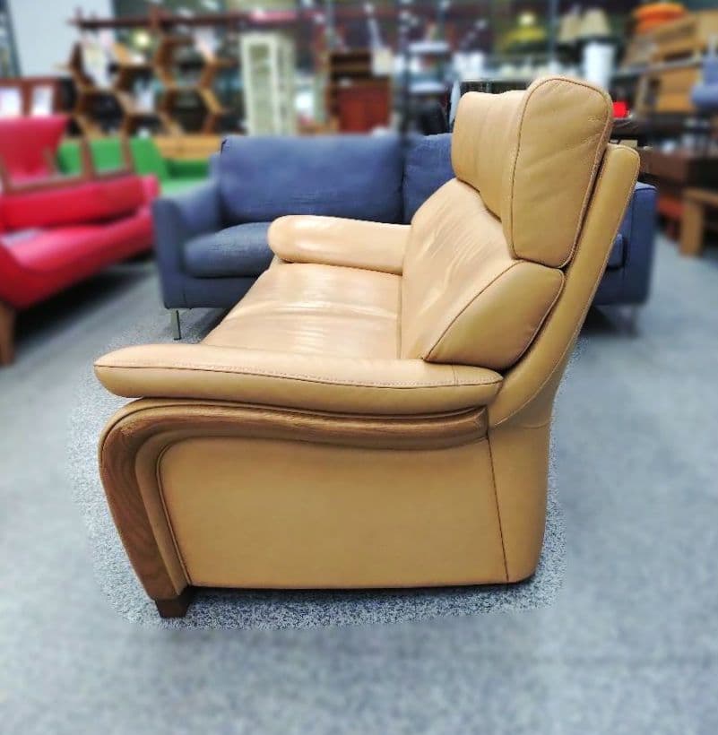 カリモク chitano チターノ ２人掛けソファ　ブラウン系