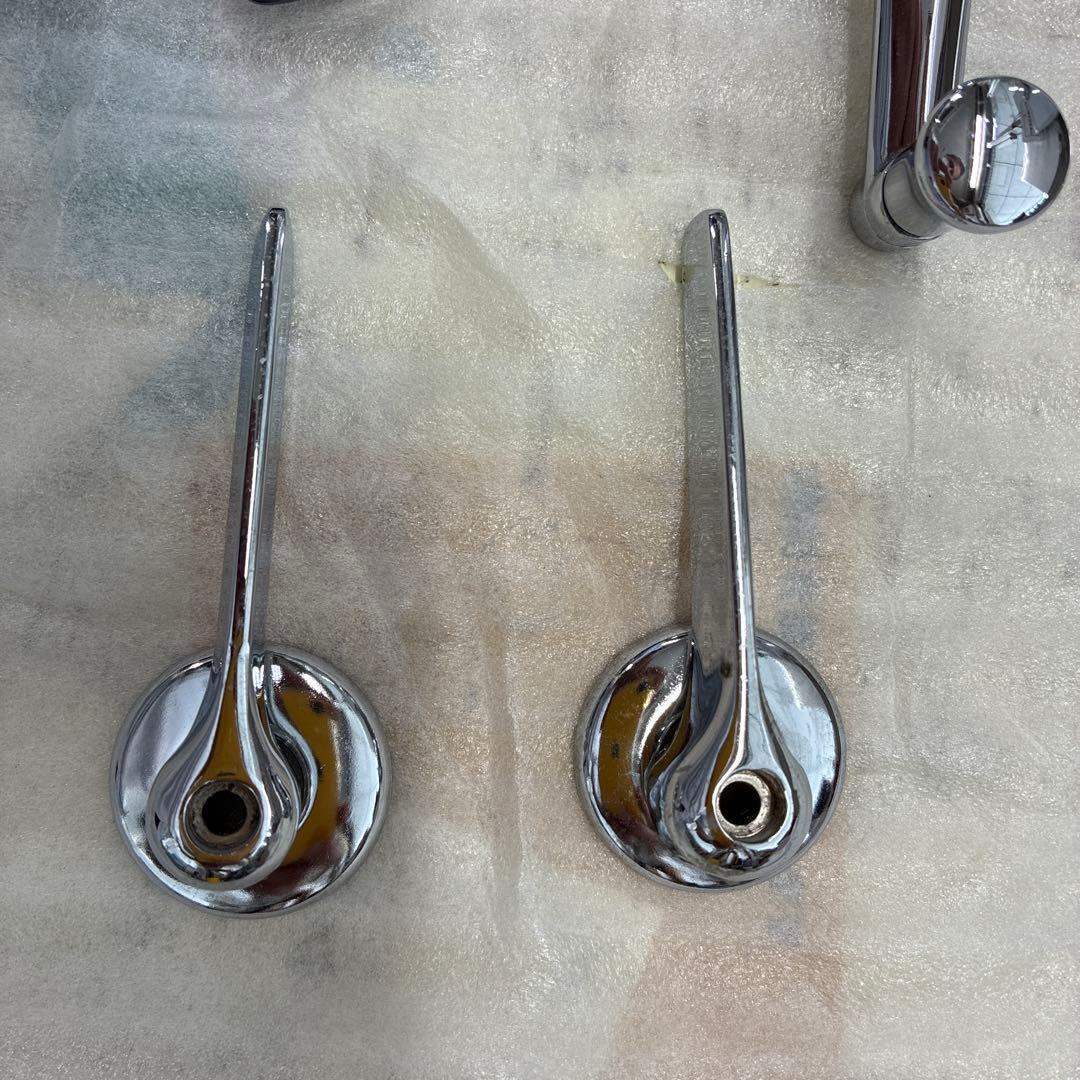 ローバーミニ、ドアハンドル クローム ブラック 4点セット