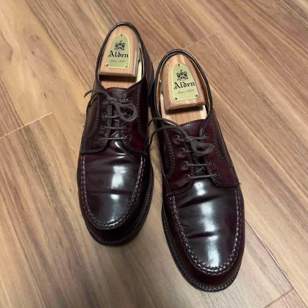 Alden Moctoe モックトゥ バーガンディ コードバン 8E