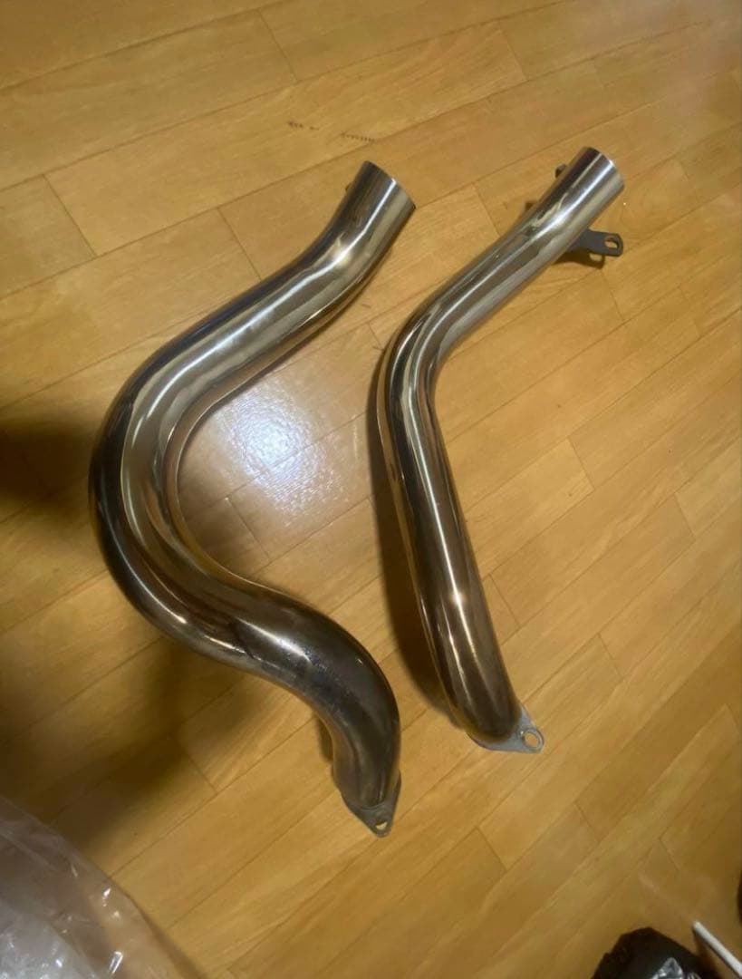 スティード400用　grage t&f ターンアウトマフラー