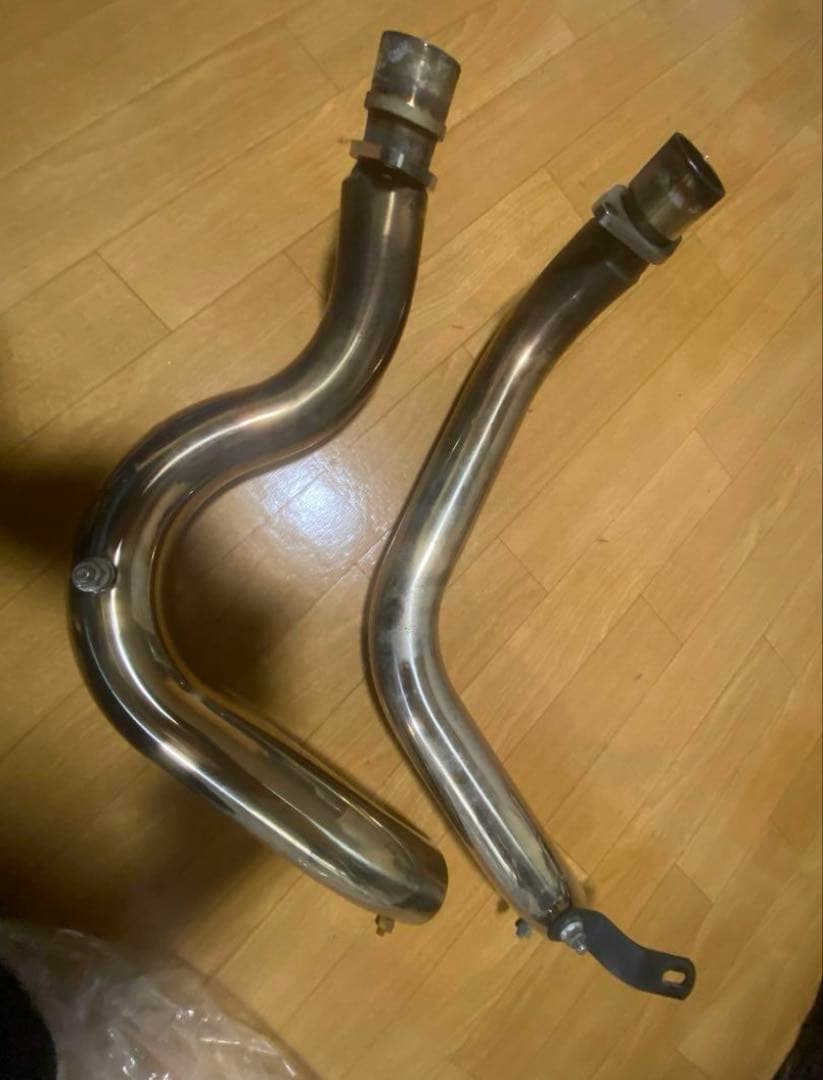 スティード400用　grage t&f ターンアウトマフラー