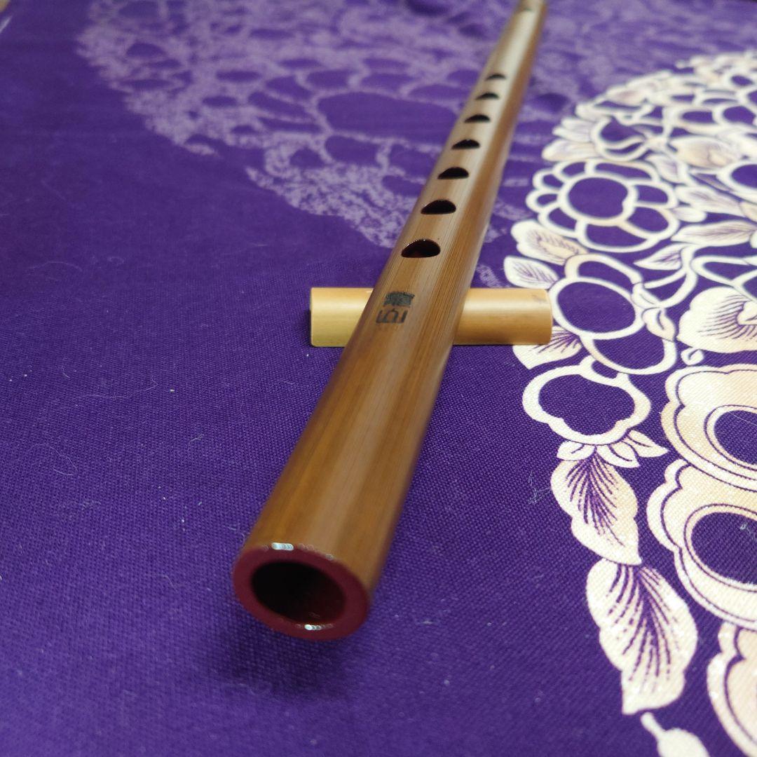 篠笛　古典調　四本調子　燻し
