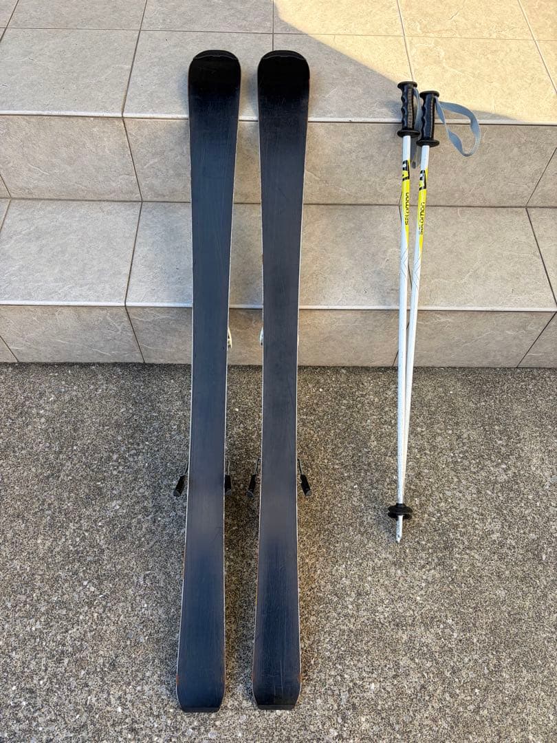 Salomon スキー板　ジュニア　130 ストックセット