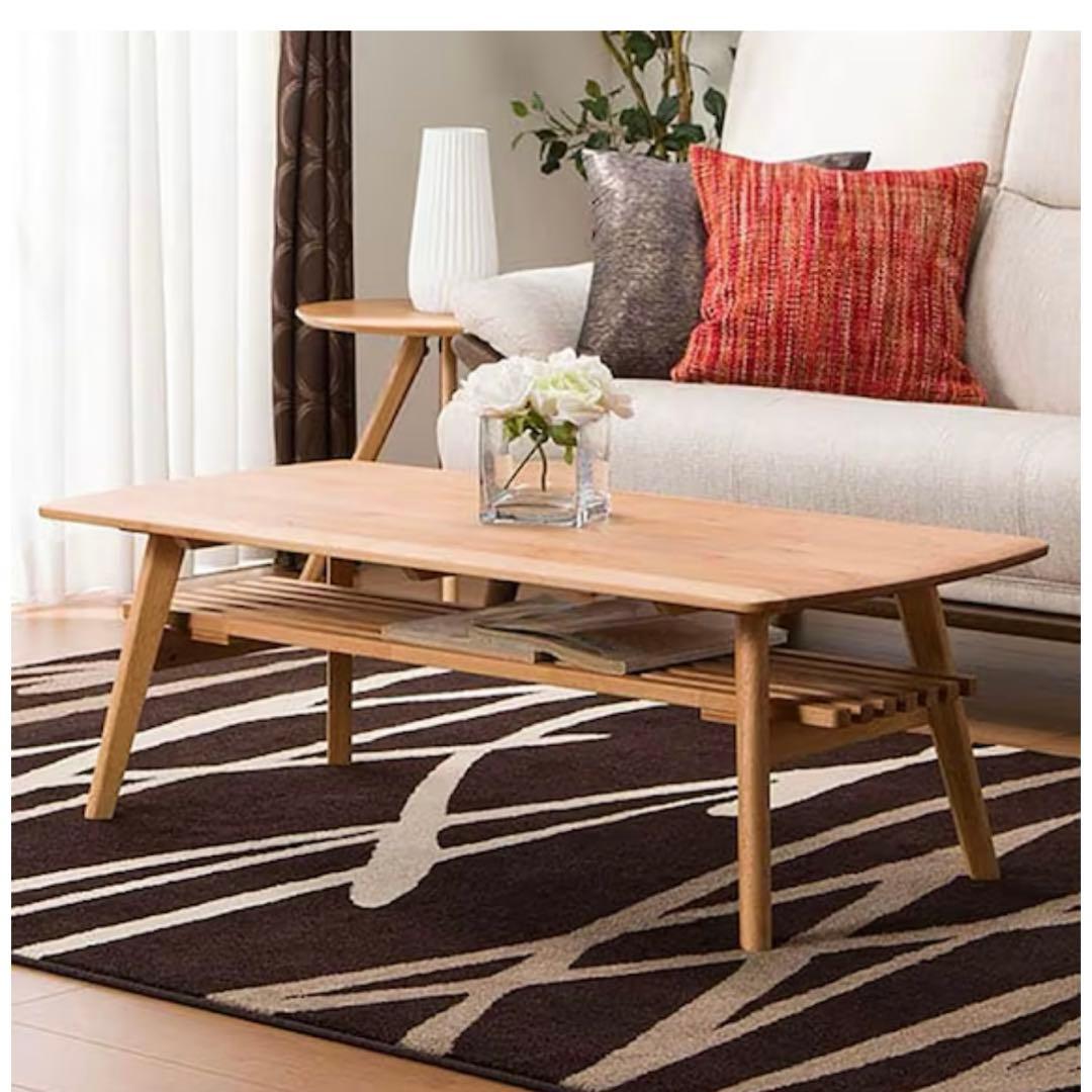 ニトリ　アルナス　センターテーブル　ライトブラウン