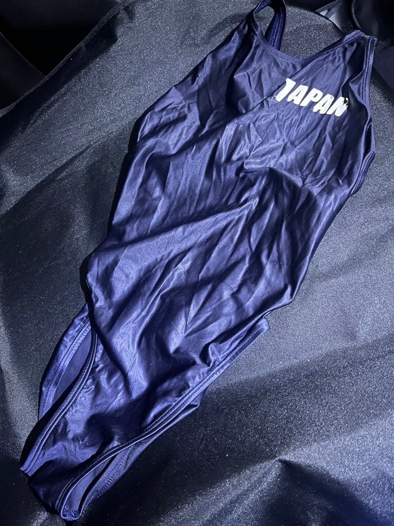 激レア　アシックス　ハイドロSP ネイビー　強光沢　マーキング　競泳水着