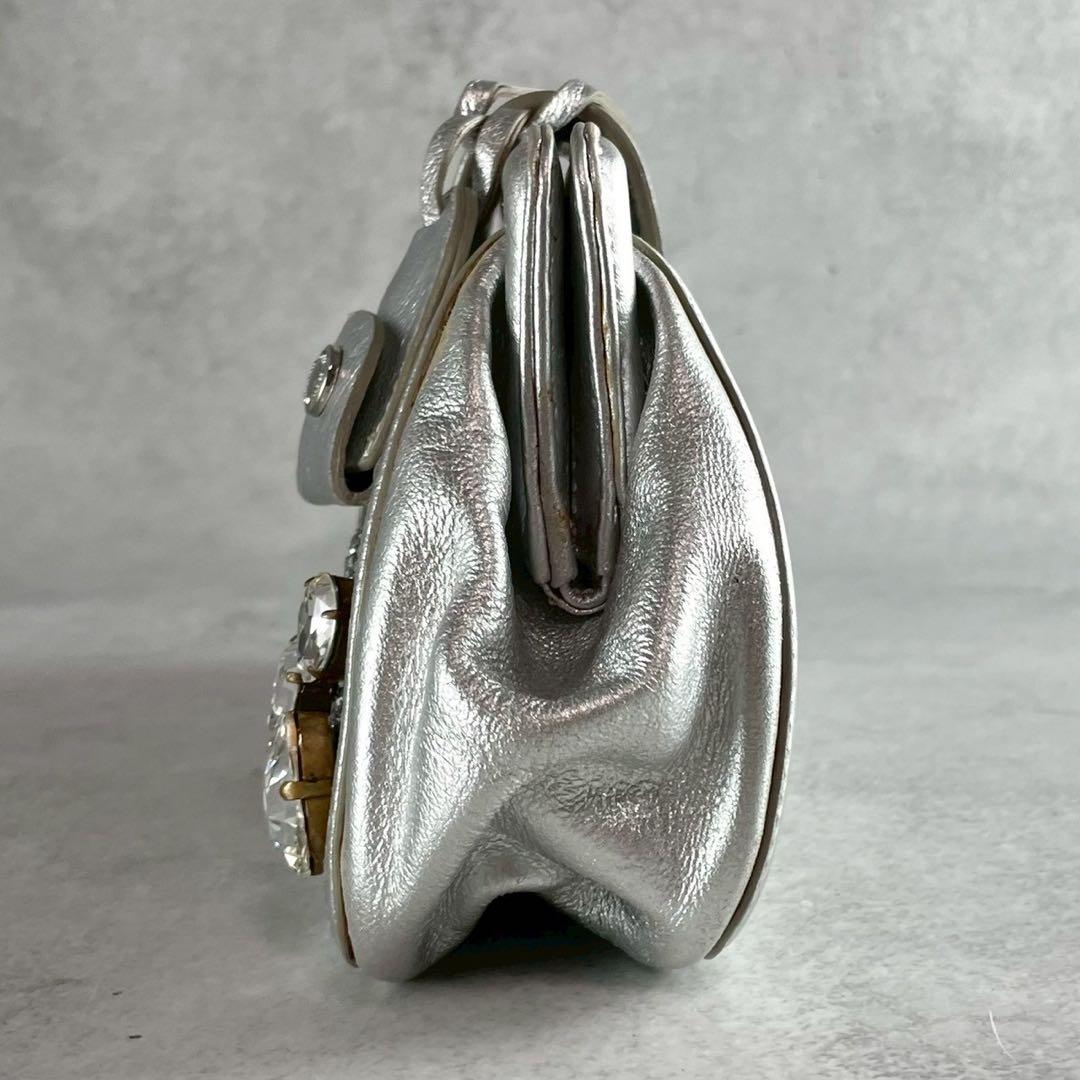 バッグ Miu Miu Sequin CrystalClutchBag Y2K Glam