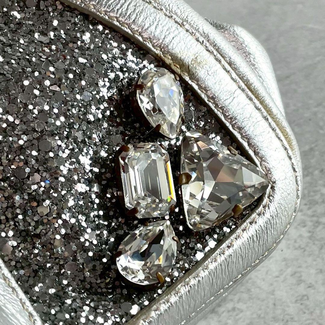 バッグ Miu Miu Sequin CrystalClutchBag Y2K Glam