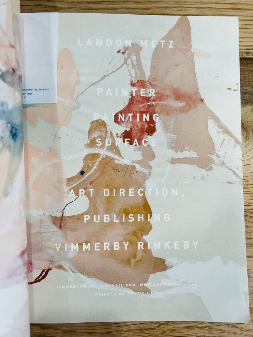 美品　Landon Metz　作品集　ランドン・メッツ　限定　250部　　希少