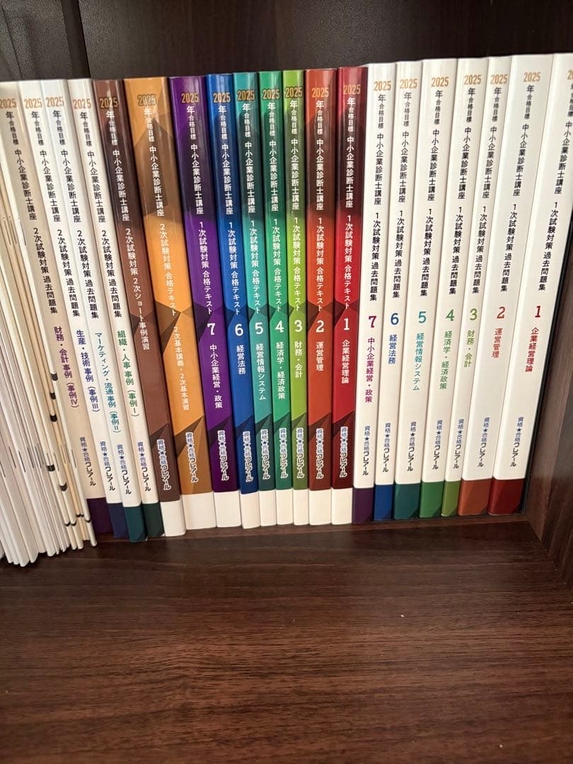 た*か様 【早い者勝ち】2025年中小企業診断士　クレアール1次2次テキスト&過