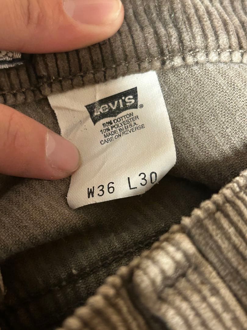 リーバイス　silver tab ダークブラウンボトム usa製　90s