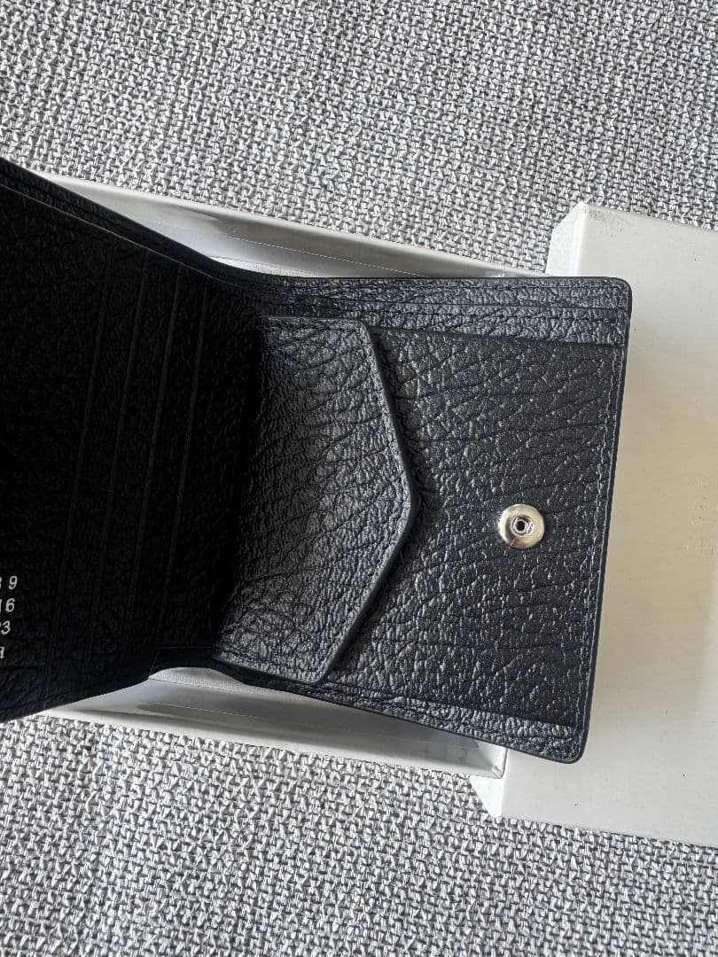 Maison Margiela ブラックレザーウォレット