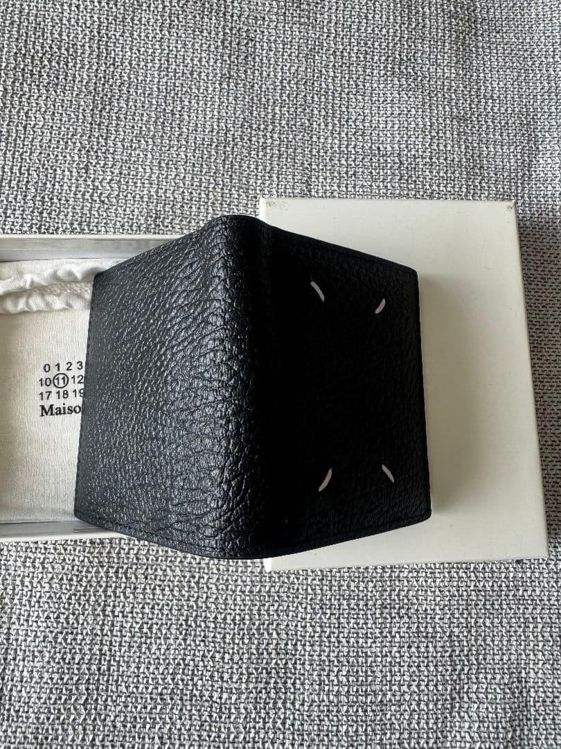 Maison Margiela ブラックレザーウォレット