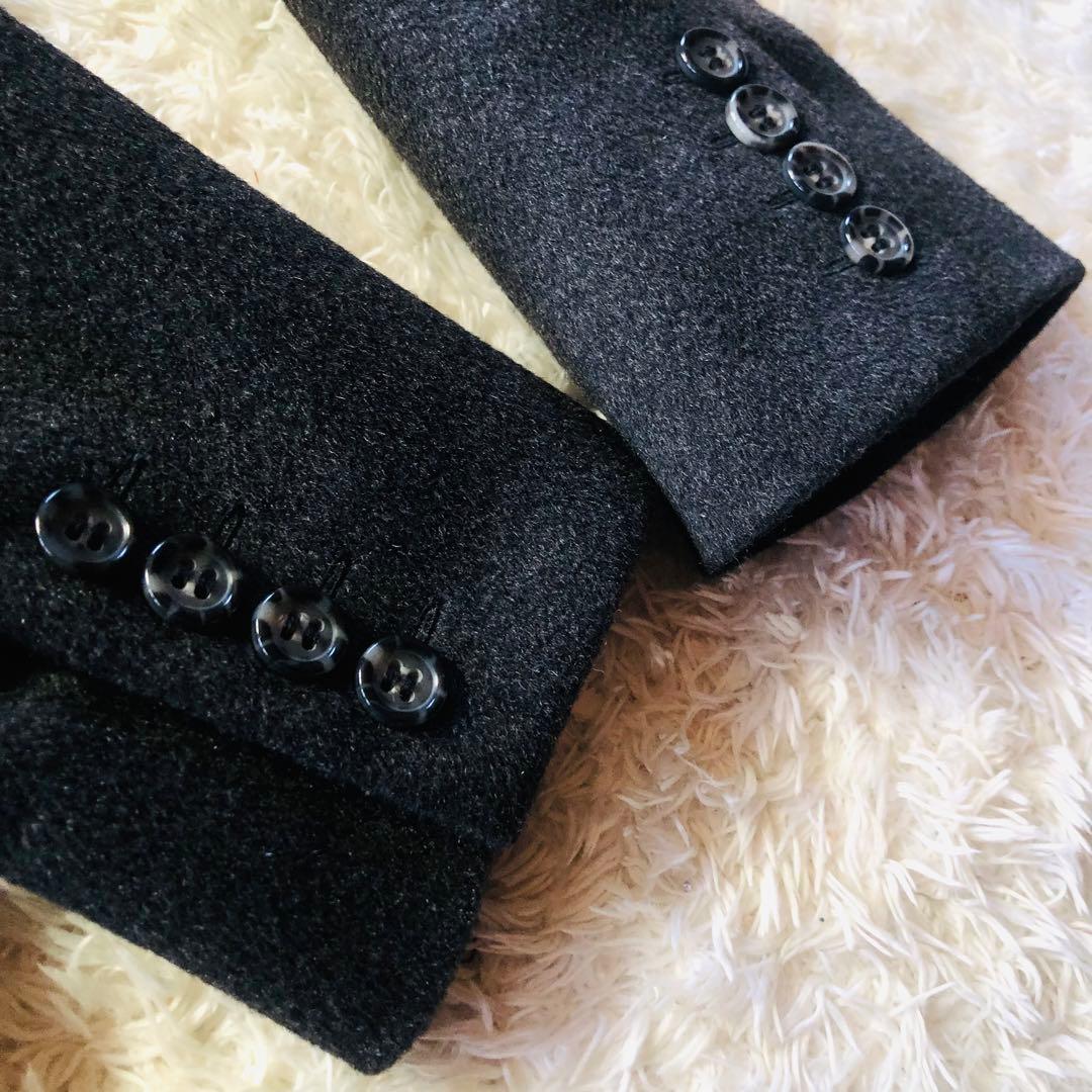 美品✨マックスマーラ ベルテッドコート 女優襟 2WAYダークグレー 36