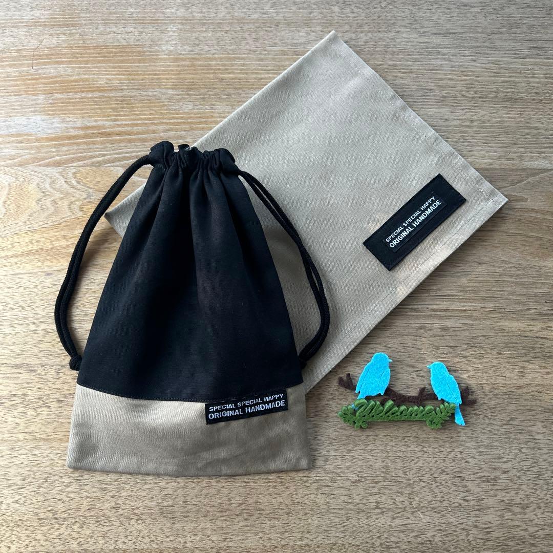 りんごリンゴ様 リクエスト 6点 まとめ商品 給食セット ランチョンマット 巾着