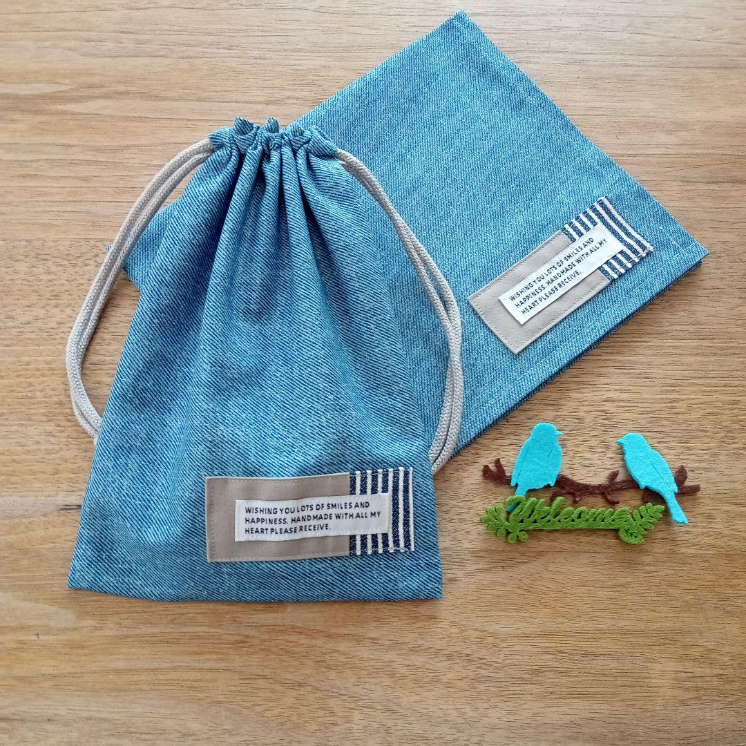 りんごリンゴ様 リクエスト 6点 まとめ商品 給食セット ランチョンマット 巾着