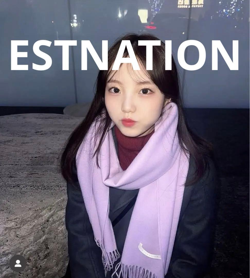 本田真凜さん着用マフラーカシミヤESTNATION