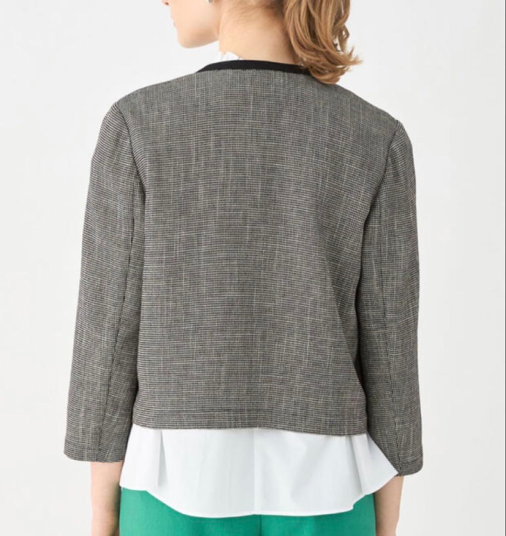 Ballsey TOMORROWLAND カラミ ノーカラー ジャケット