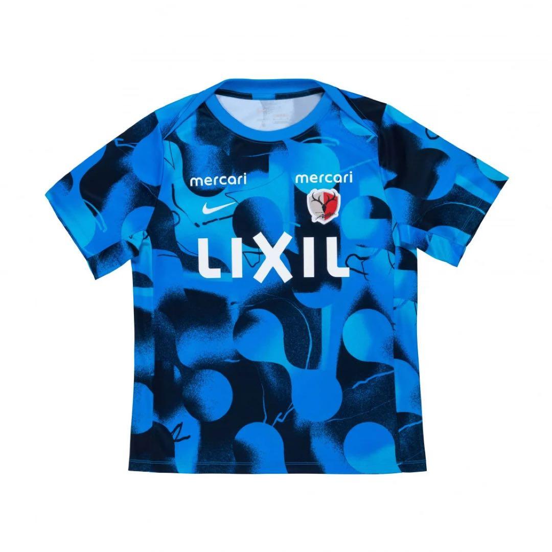 鹿島アントラーズ 25 NIKE プレマッチトップ 2XLサイズ