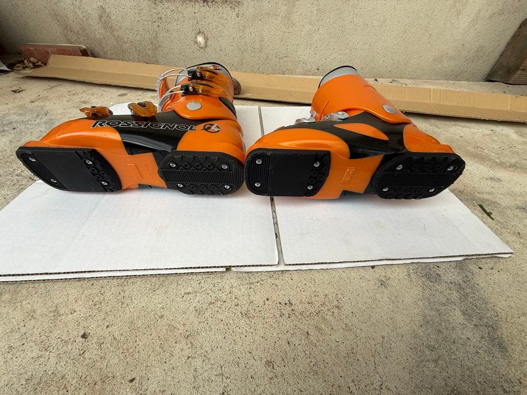 スキー3点セット　 Fischer RX スキーセット オレンジブーツ付き